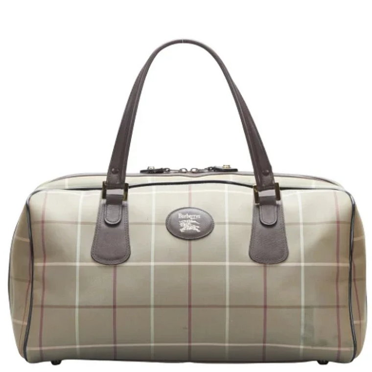 Pre-owned Canvas travel-bags Burberry Vintage