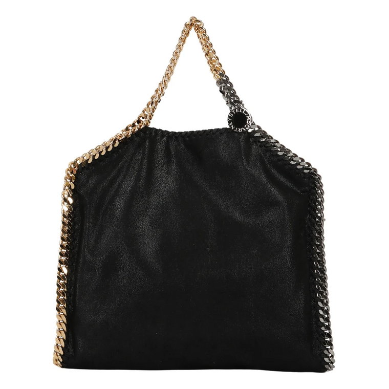 Czarna torba Shaggy Deer 3Chain Tote Stella McCartney