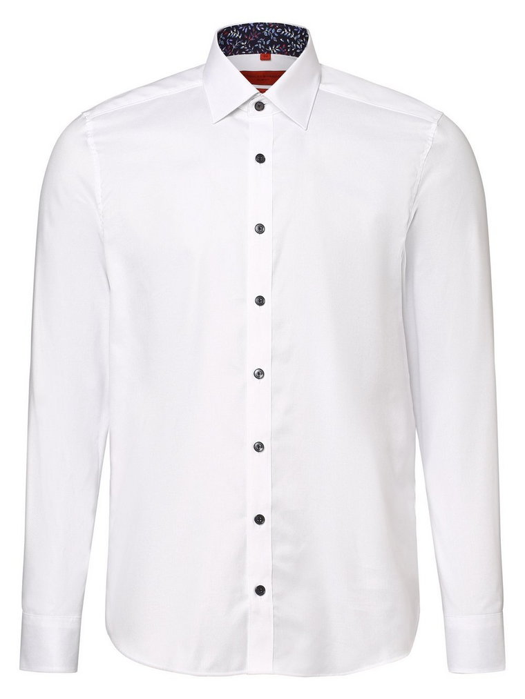 Finshley & Harding - Koszula męska łatwa w prasowaniu, biały