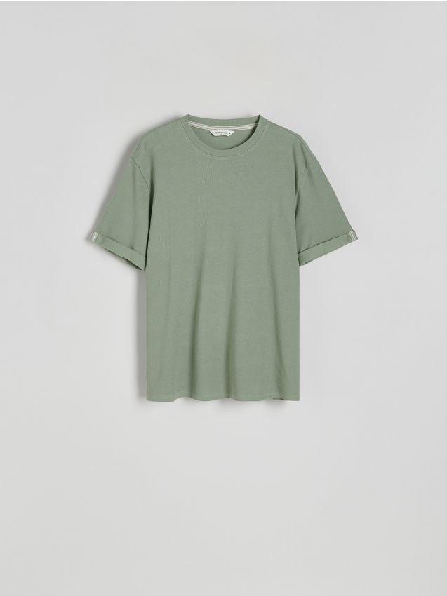 Reserved - T-shirt comfort fit - jasnozielony