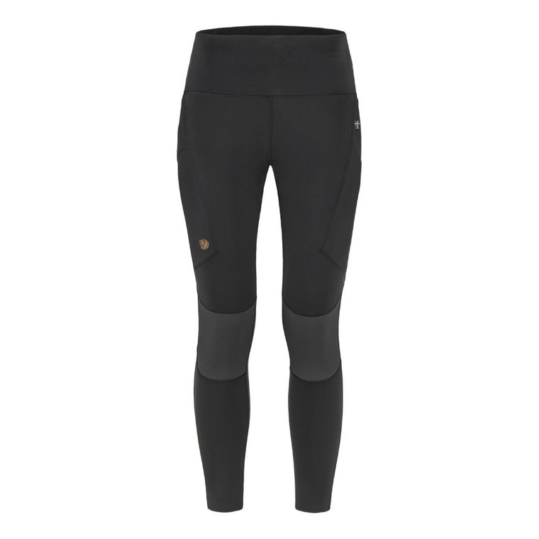 Damskie legginsy trekkingowe Fjallraven Abisko Trekking Tights Pro black - L