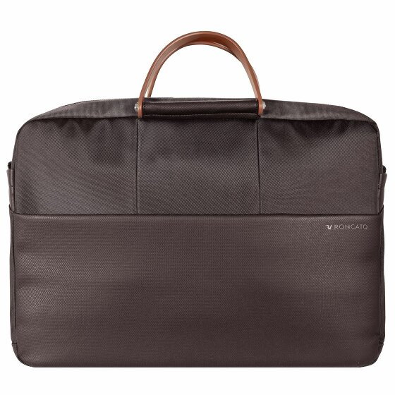 Roncato Wireless Briefcase II 42 cm przegroda na laptopa testa di moro