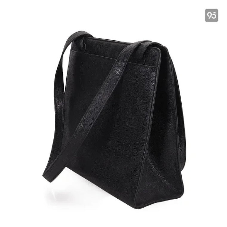 Czarna skórzana torba Chanel Tote Chanel Vintage
