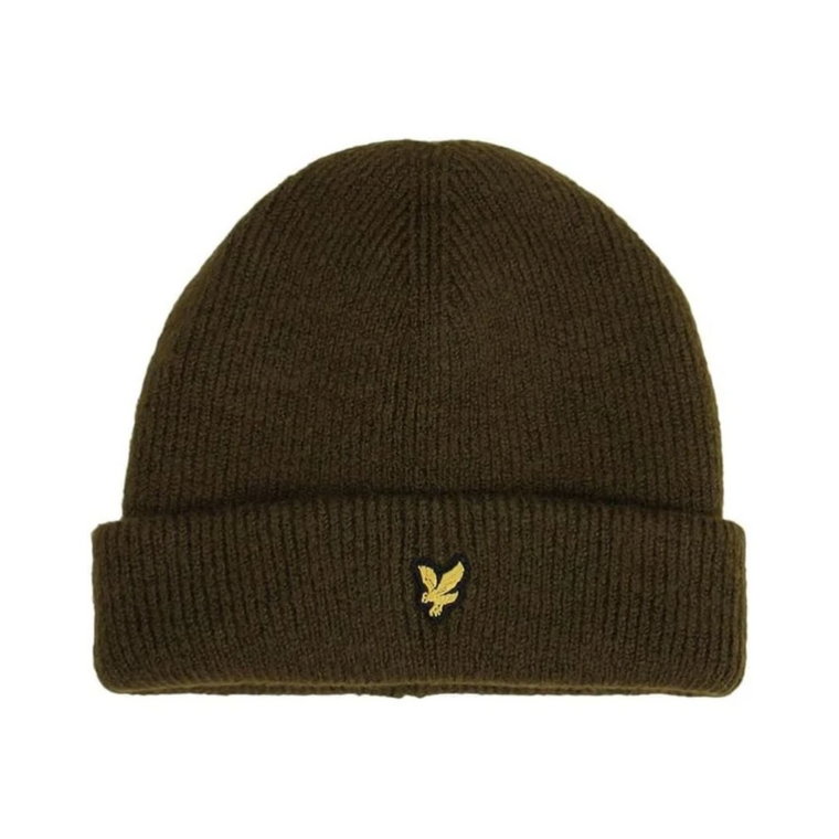 Zielony Gruby Czapka Beanie Lyle & Scott