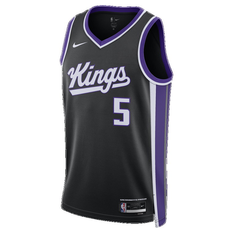 Koszulka Nike Dri-FIT NBA Swingman De'Aaron Fox Sacramento Kings City 2023/24 Icon Edition - Czerń