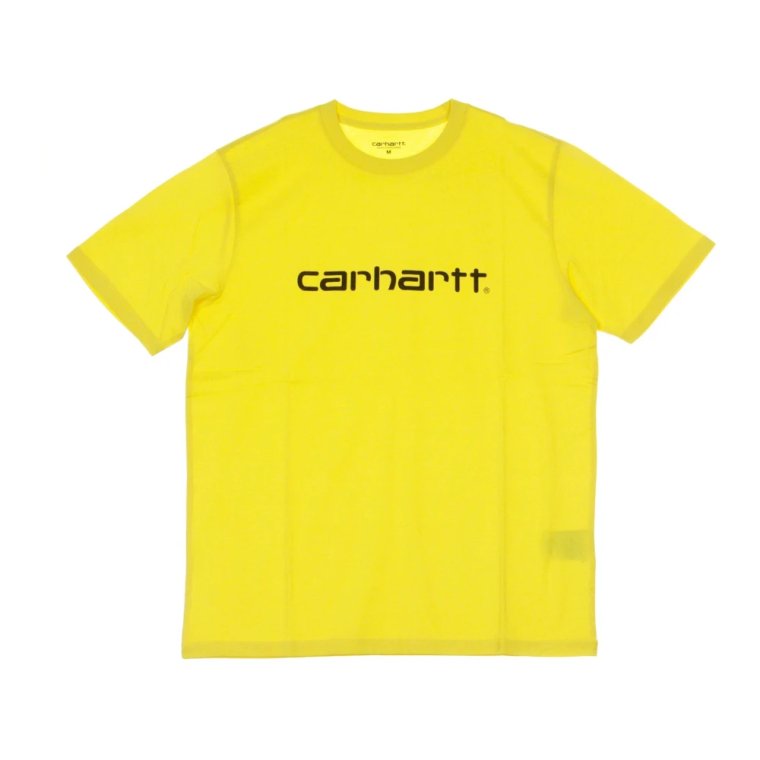 T-shirt Script Primula Żółto-Czarny Carhartt Wip