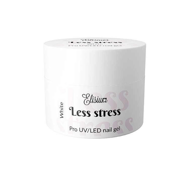 ELISIUM LESS STRESS ŻEL BUDUJĄCY DO PAZNOKCI WHITE 40ML