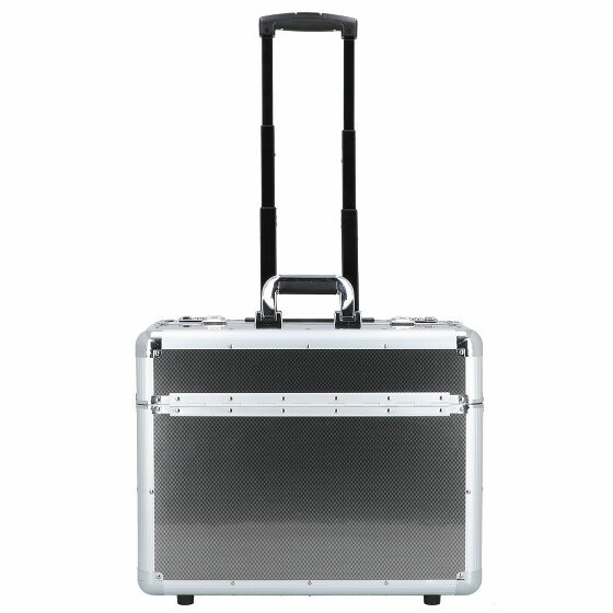 Alumaxx 2-Wheel Pilot Suitcase 48 cm Laptop Compartment silber-carbon