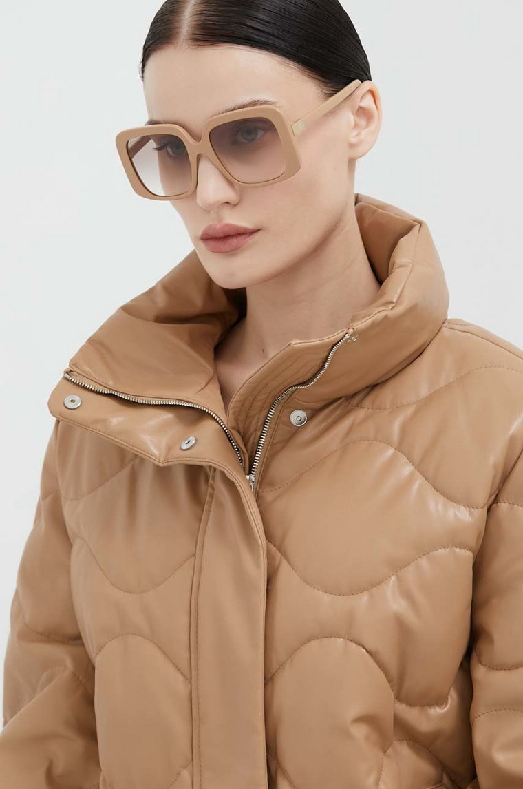 Burberry okulary przeciwsłoneczne damskie kolor różowy