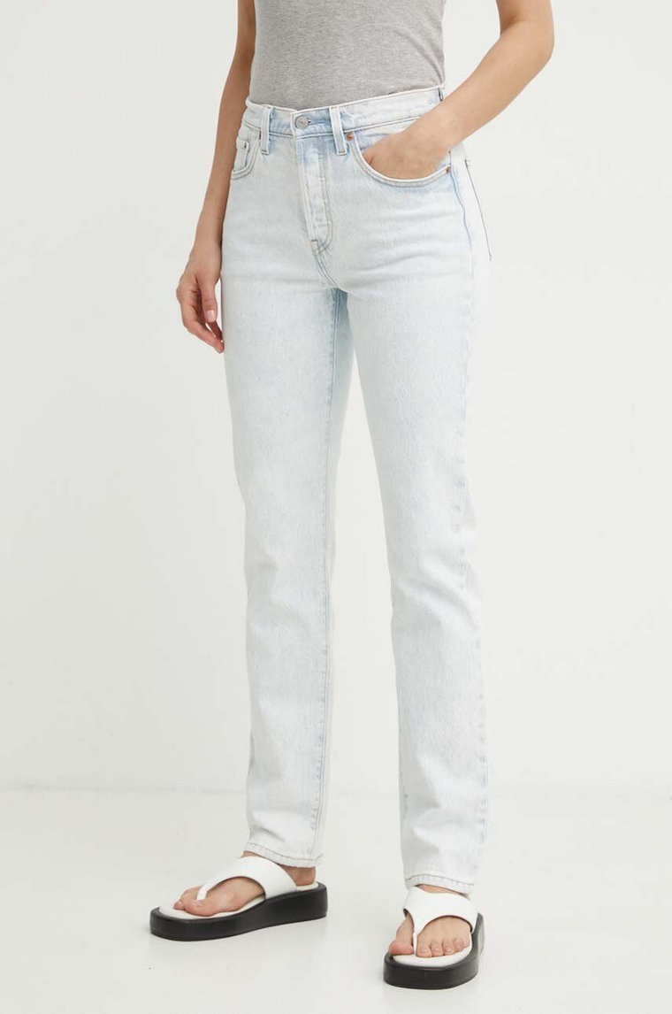 Levi's jeansy 501 damskie high waist