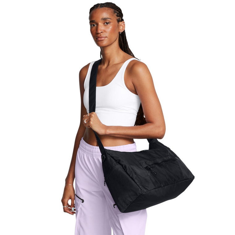 Damska torba treningowa Under Armour UA Studio Slouchy Duffle - czarna