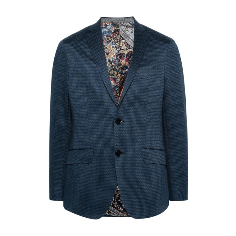 Indigo Jacquard Blazer Etro