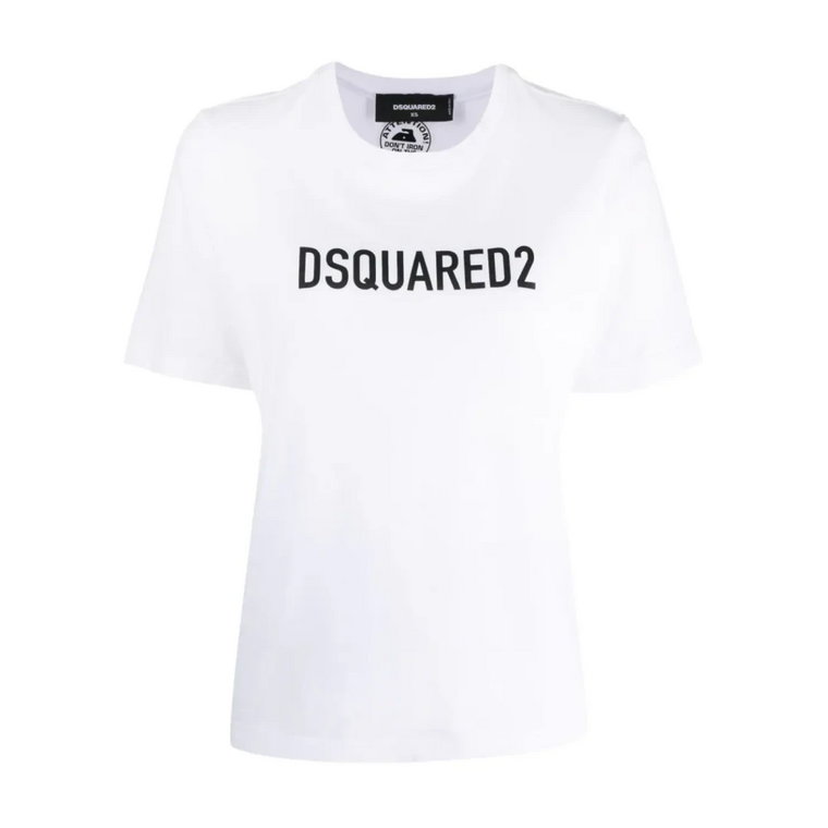 Koszulki i Pola zadrukiema Przedniej Części Dsquared2