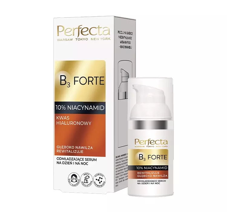 PERFECTA B3 FORTE ODMŁADZAJĄCE SERUM DO TWARZY 30ML