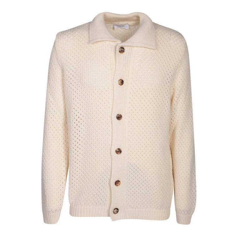 Elegancki Biały Sweter dla Mężczyzn Lardini