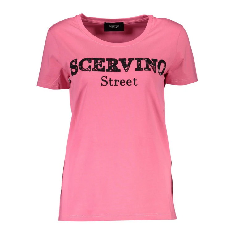 Pink Cotton Tops T-Shirt Ermanno Scervino