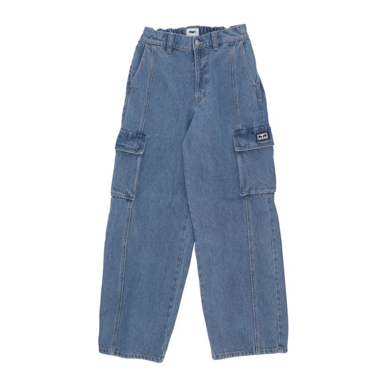 Cargo Denim Pant Light Indigo Obey