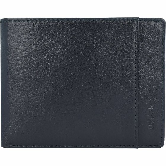 Picard Buddy wallet leather 12 cm schwarz