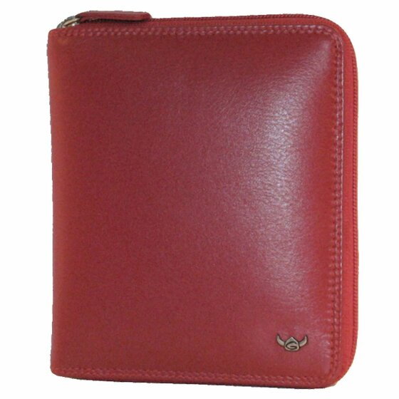 Golden Head Polo Wallet RFID Leather 10.5 cm rot