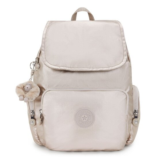 Kipling City Zip Plecak miejski 33.5 cm metallic glow