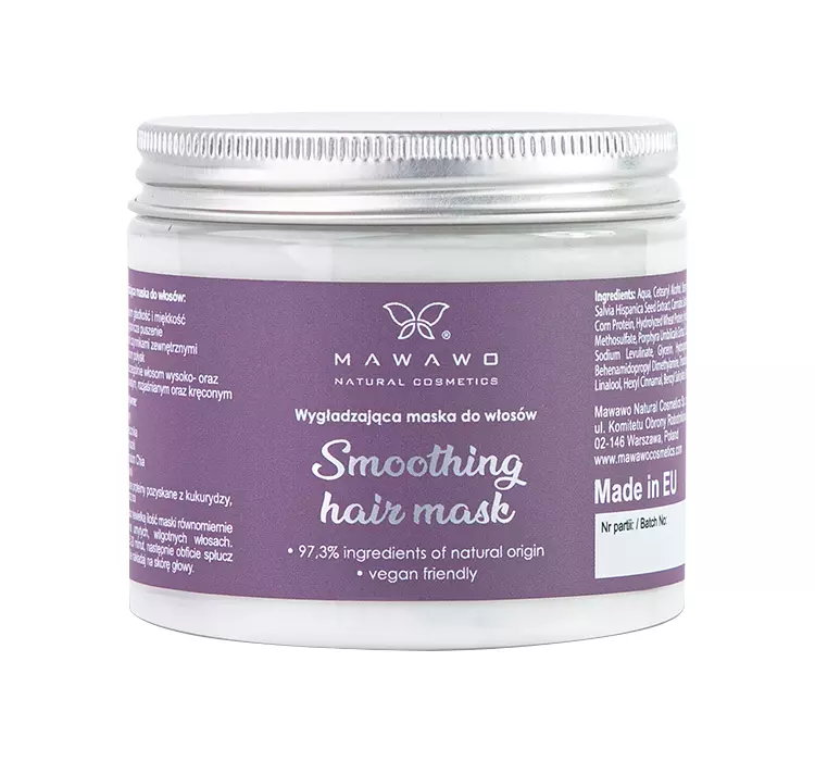 MAWAWO SMOOTHING HAIR MASK WYGŁADZAJĄCA MASKA DO WŁOSÓW 200ML