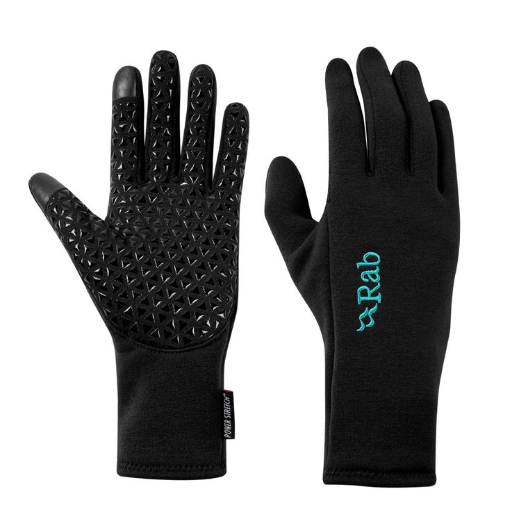 Rękawiczki damskie Rab Power Stretch Contact Grip Glove black - S