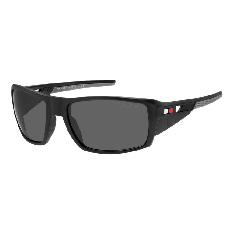 Matowe Czarne/Szare Okulary Przeciwsłoneczne TH 1911/S Tommy Hilfiger