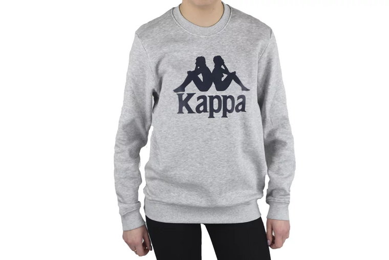 Kappa Sertum Junior Sweatshirt 703797J-15-4101M, Dla chłopca, Szare, bluzy, bawełna, rozmiar: 122-128