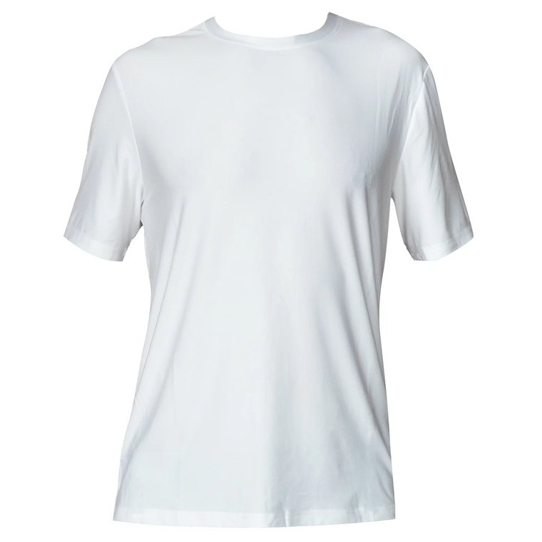 Skechers Go Dri All-Day Tee TS107B-WHT, Męskie, Białe, t-shirty, poliester, rozmiar: L