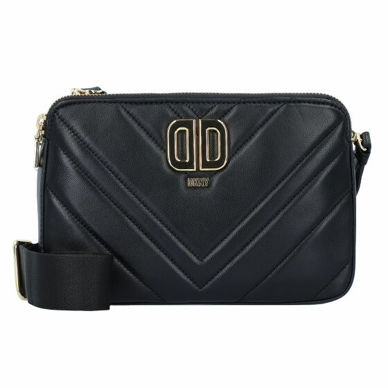 DKNY Delphine torba na ramię skóra 23 cm blk-gold