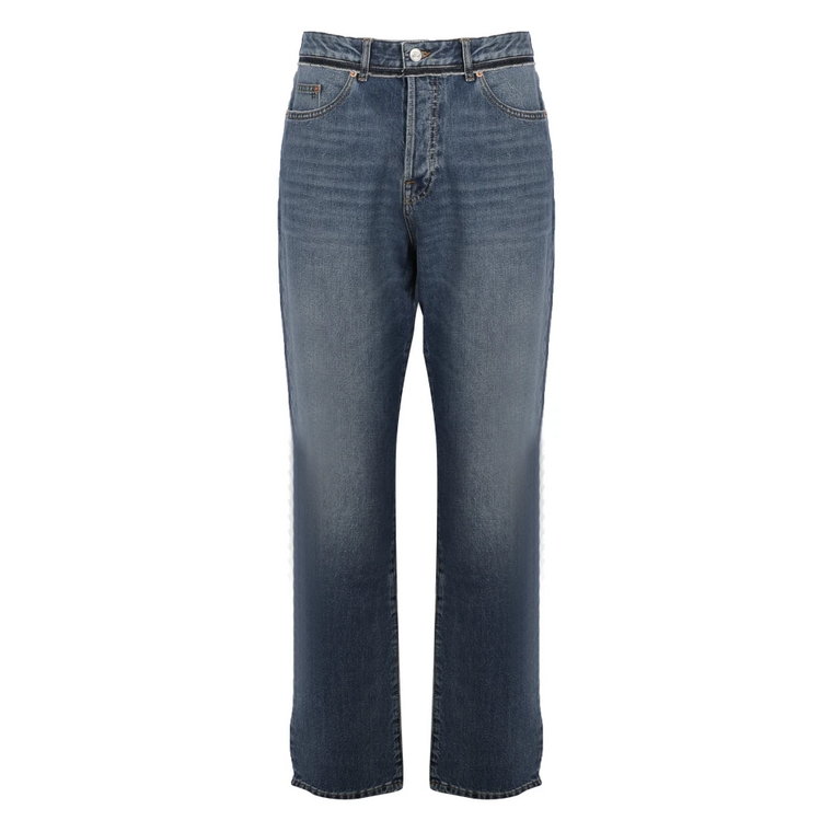 Luźne jeansy z włoskiego denimu Valentino Garavani