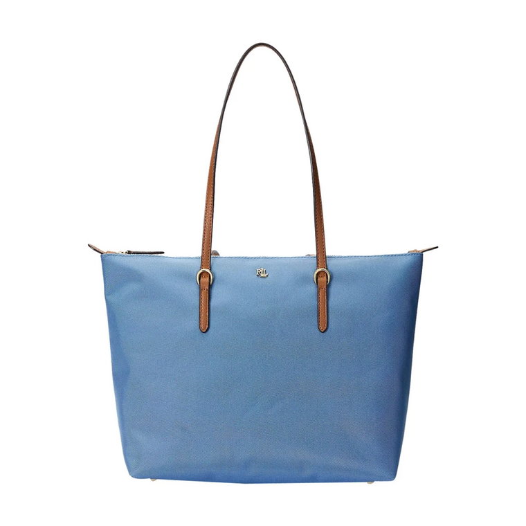 Niebieska torba Shopper Ralph Lauren