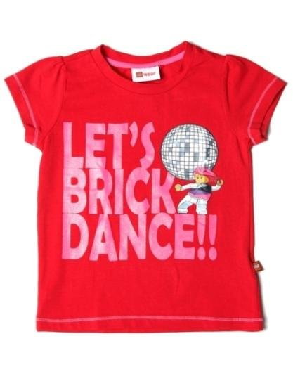 Lego Wear, T-shirt dziewczęcy, Brick Dance, rozmiar 134