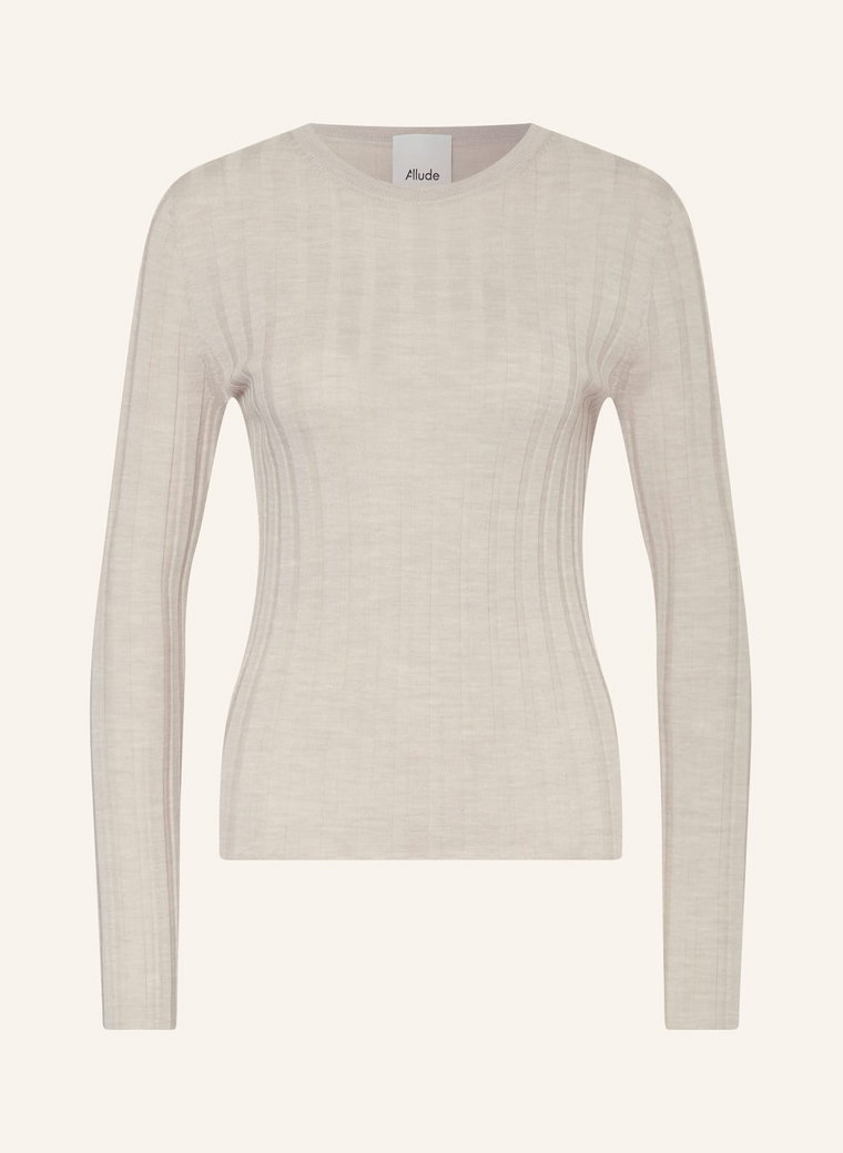 Allude Sweter Z Wełny Merino beige