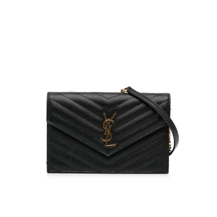 Pre-owned Leather shoulder-bags Saint Laurent Vintage