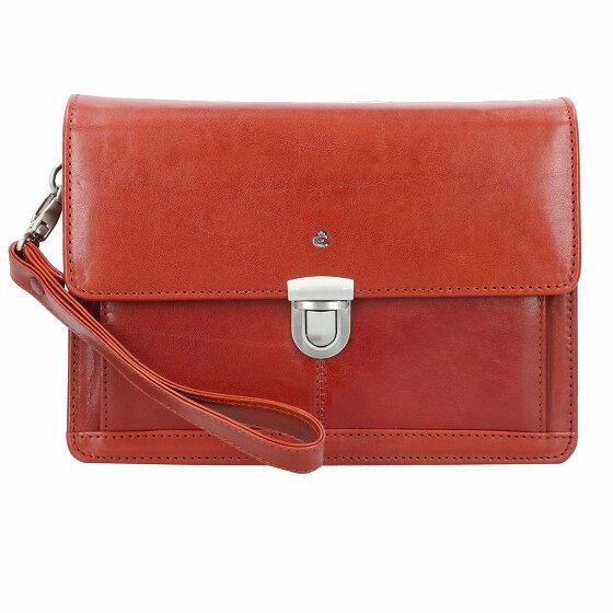Esquire Toscana Leather Wrist Bag 24,5 cm braun
