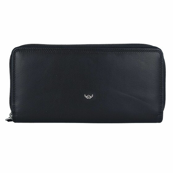 Golden Head Polo Wallet RFID Leather 19 cm black