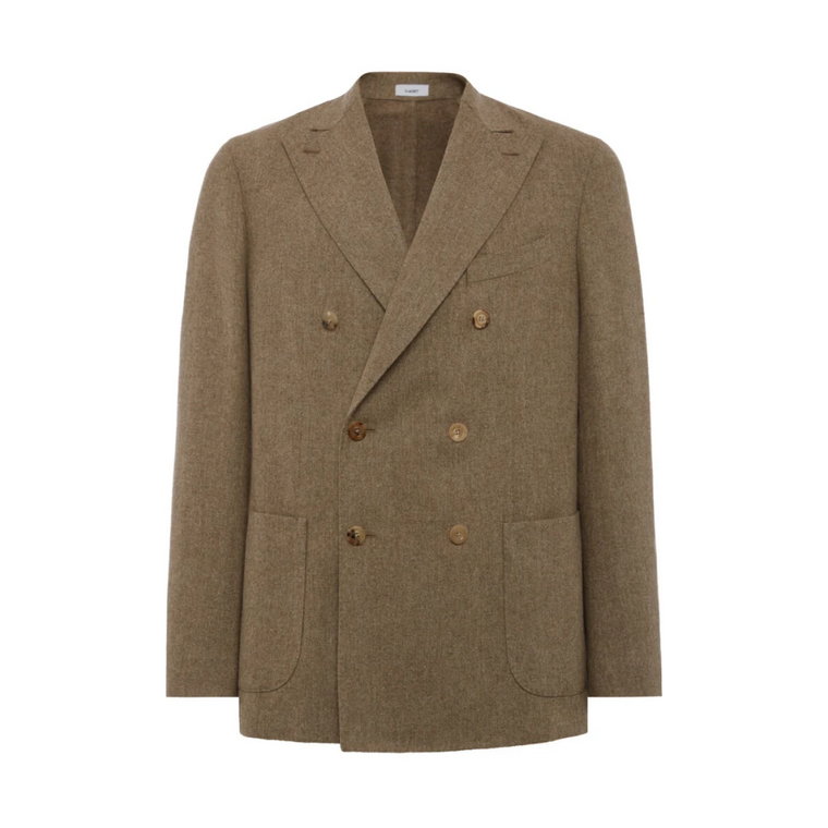 Beige 100% Virgin Wool K-Jacket Boglioli