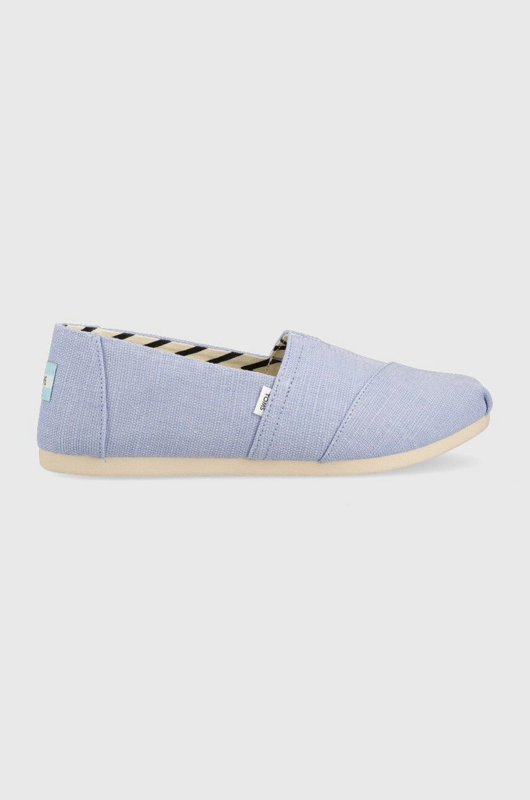 Toms espadryle Alpargata kolor niebieski 10019651