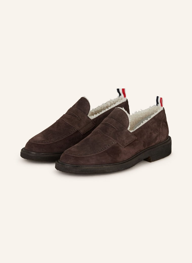 Thom Browne. Penny Loafers braun