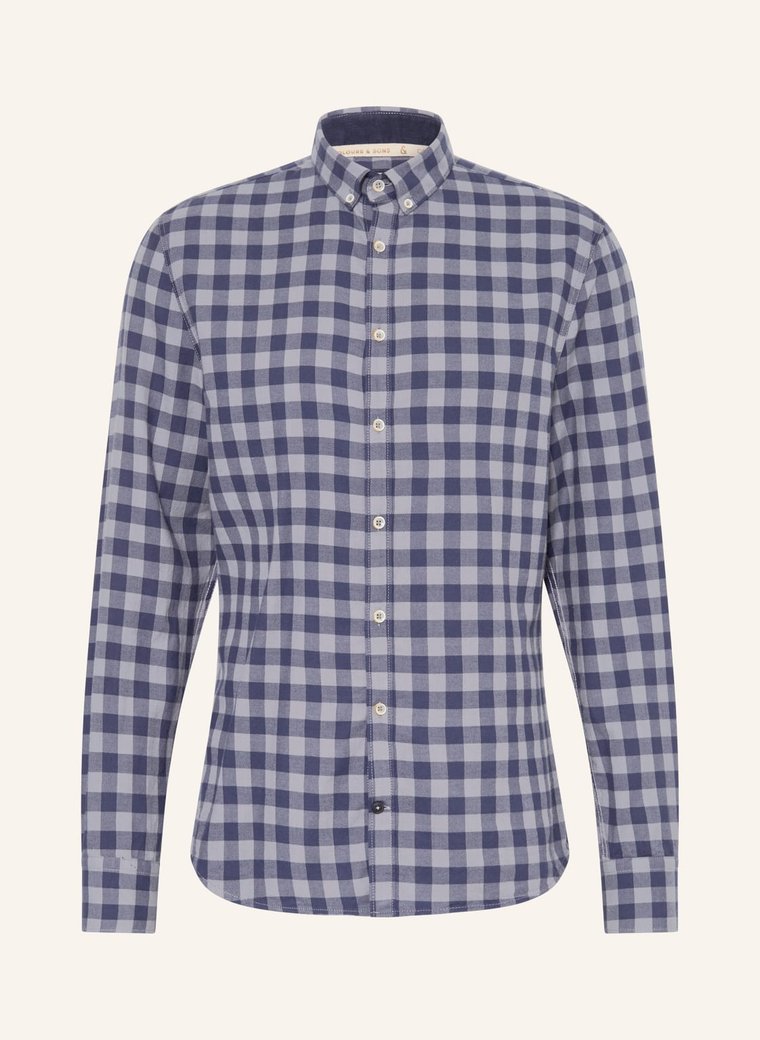 Colours & Sons Koszula Regular Fit blau