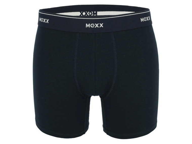 MEXX Bokserki męskie z bawełną, 2 pary (M, Granatowy/niebieski)