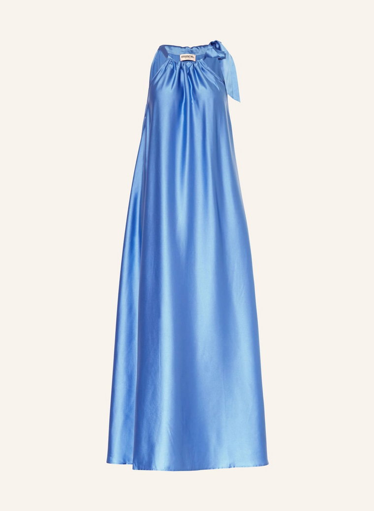 Essentiel Antwerp Sukienka Satynowa Famson blau