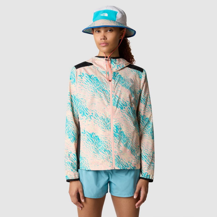 Damska kurtka biegowa The North Face Run Wind Jkt tropical peach - XS