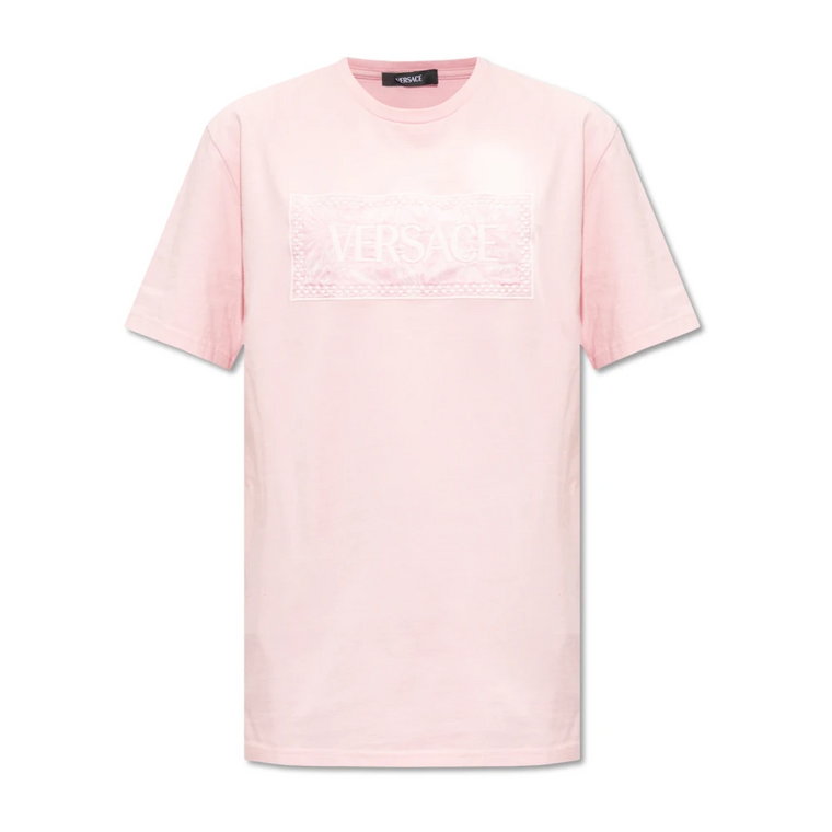 T-shirt z logo Versace