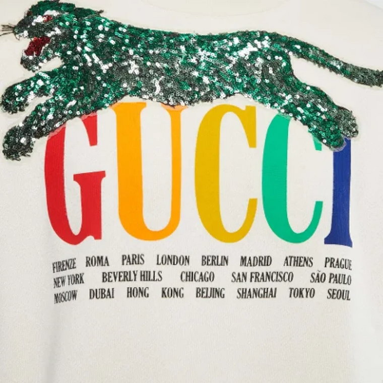 Pre-owned Cotton tops Gucci Vintage