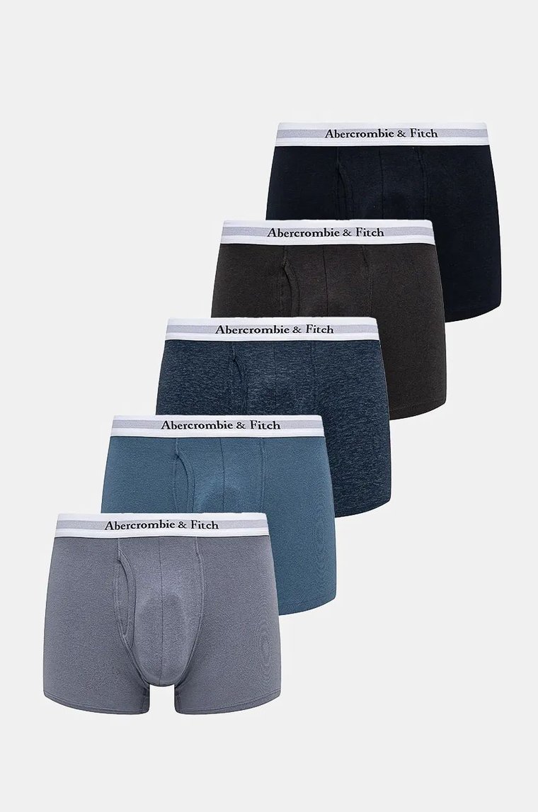 Abercrombie & Fitch bokserki 5-pack męskie kolor niebieski KI114-3091