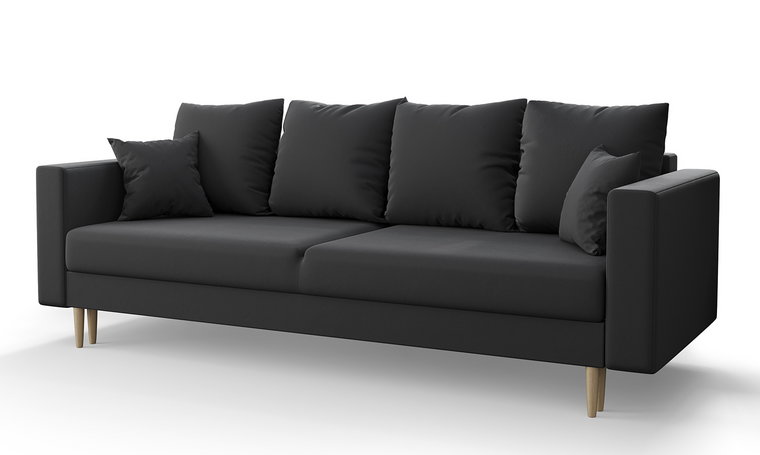 Szara sofa rozkładana - Diamante