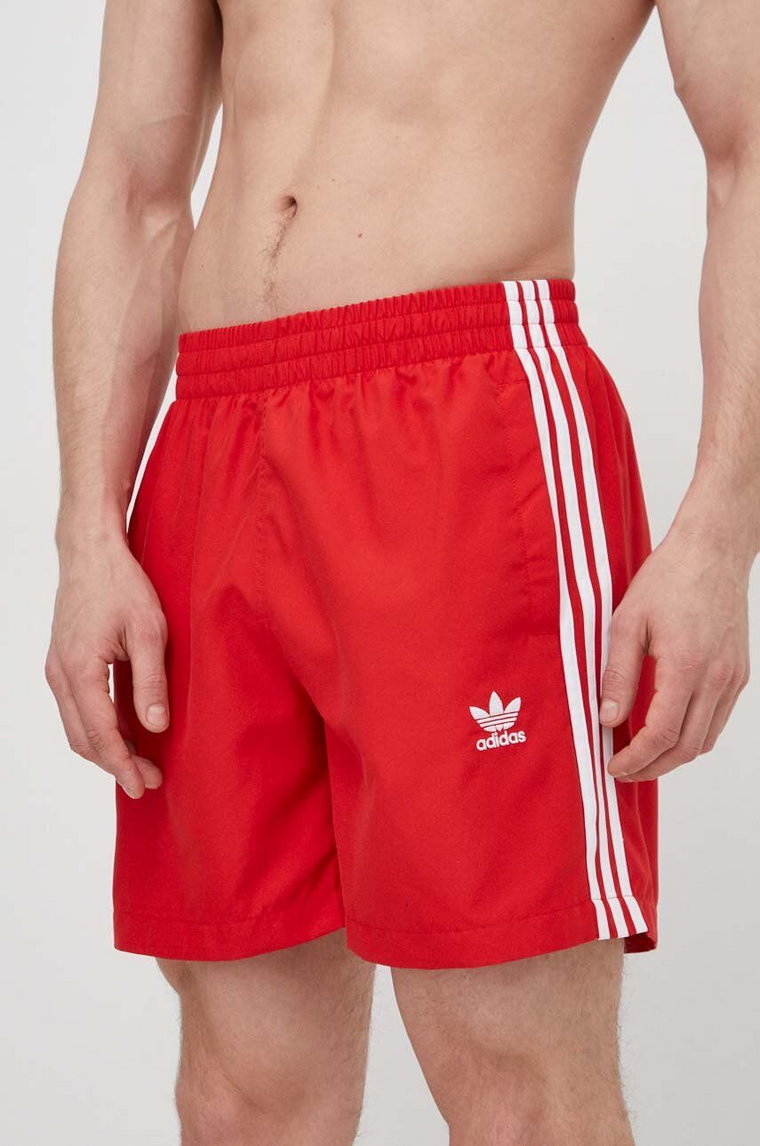 adidas Originals szorty kąpielowe kolor czerwony IT8654