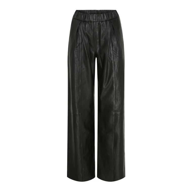 Szerokie Skind 11230 Czarne Spodnie Notyz